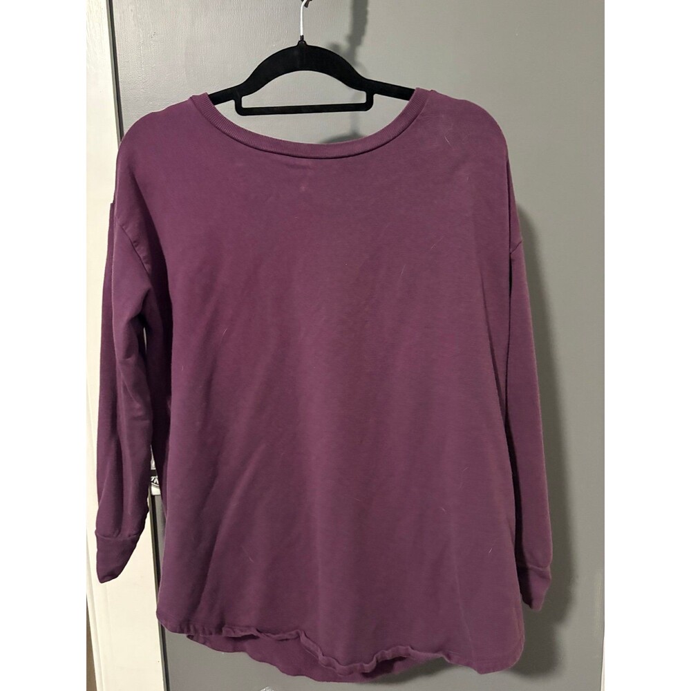 Torrid size 1 purple pullover sweatshirt